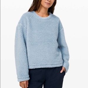 Lululemon Blue Sherpa Pullover